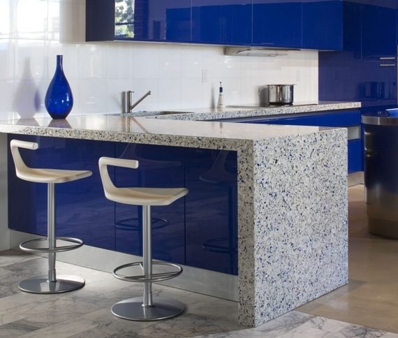 chivalry blue full kitchen countertop
