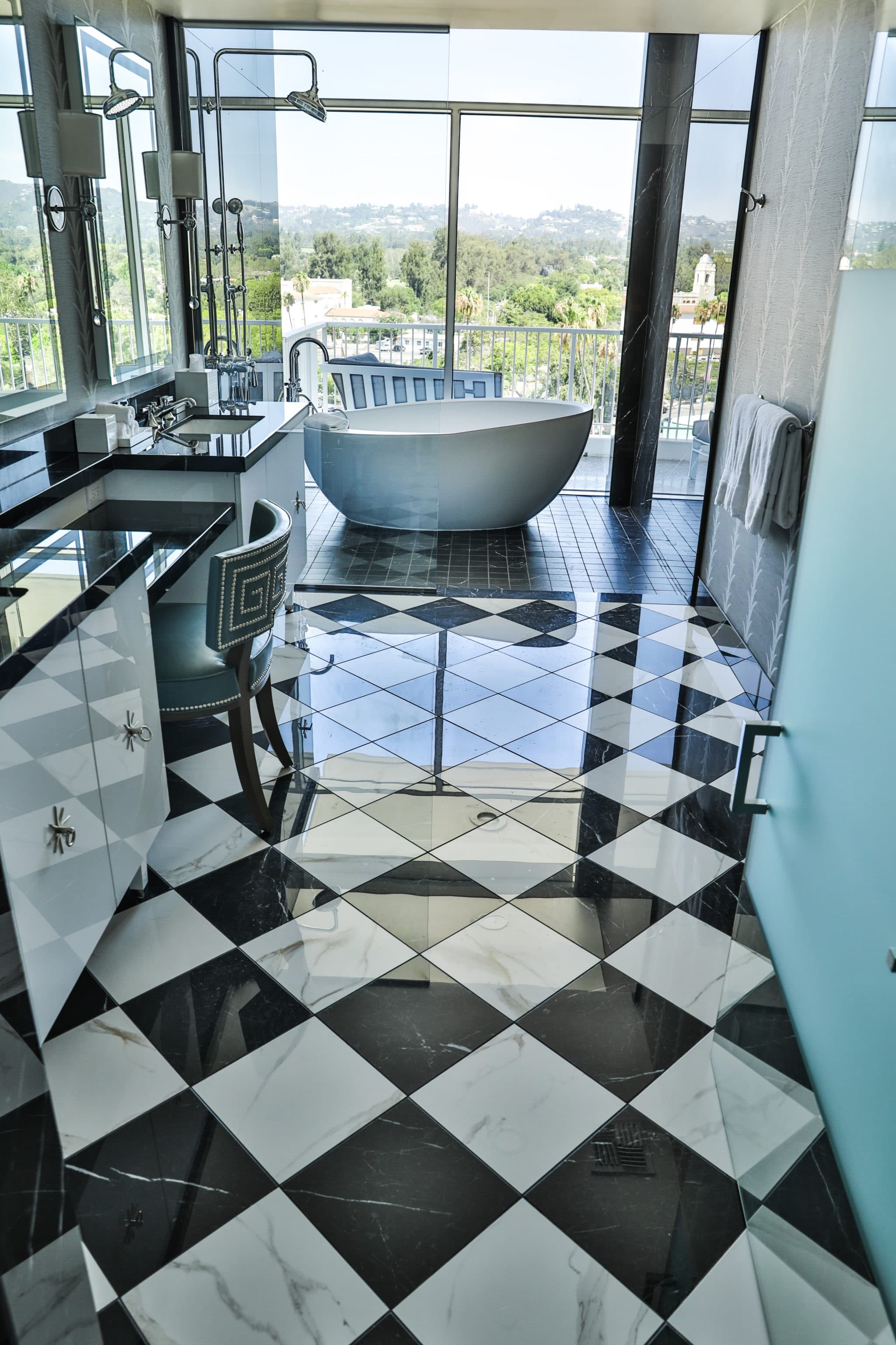 porcelain countertops and tile