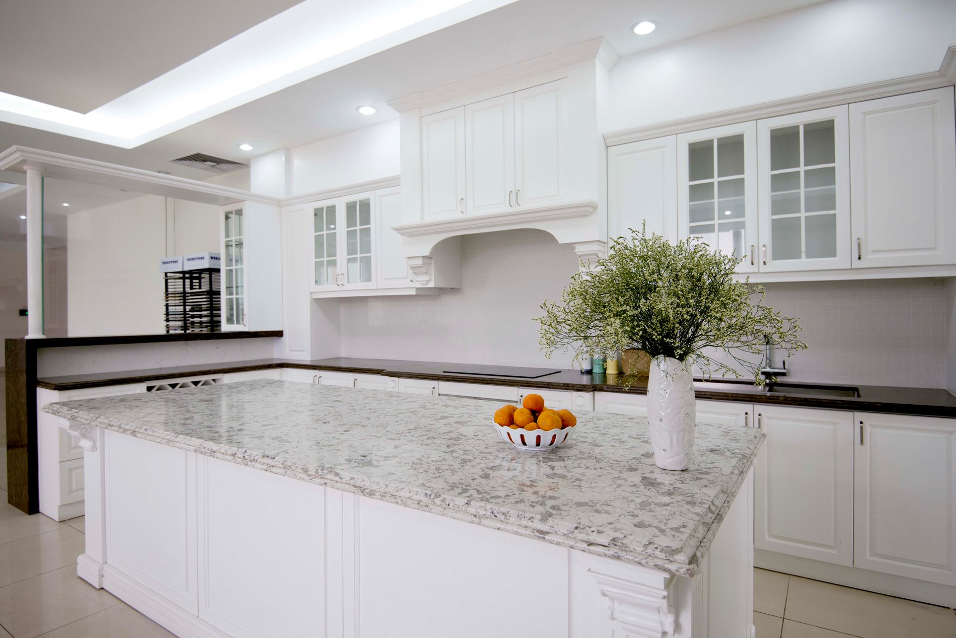 Alaska White kitchen countertop